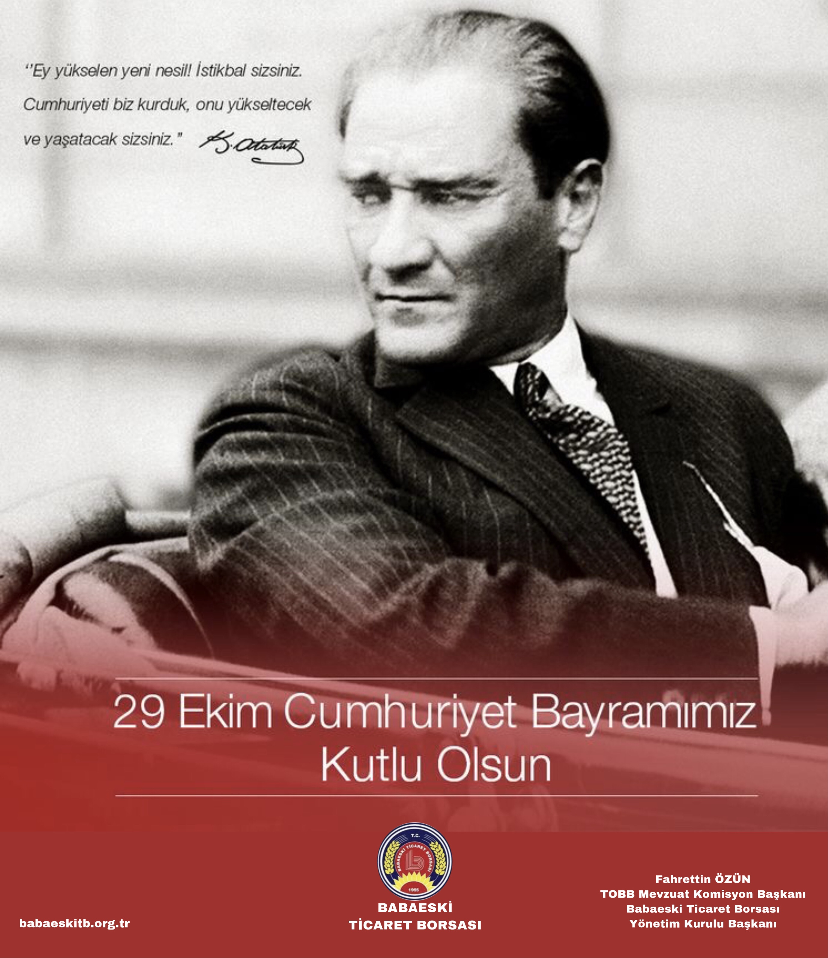 29 EKİM CUMHURİYET BAYRAMIMIZ KUTLU OLSUN 