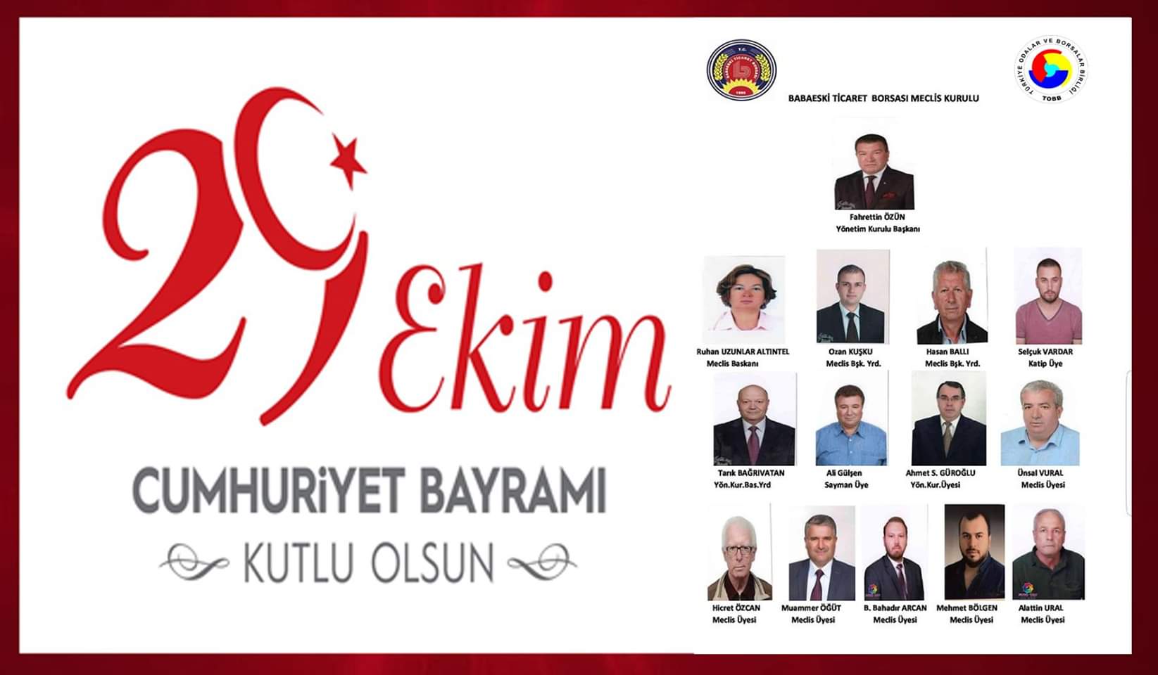 29 EKIM CUMHURİYET BAYRAMI KUTLU OLSUN