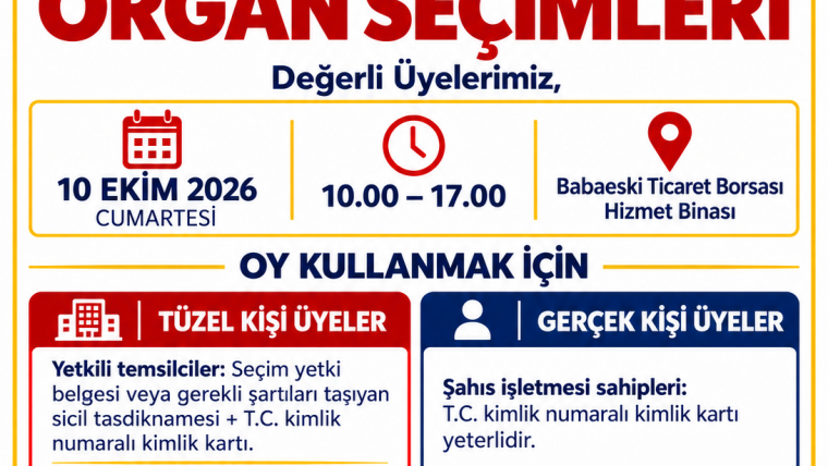 Borsa Organ Seçimleri